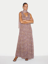 Modal Ditsy Scarf | Purple