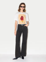 Petal Printed T-shirt | White