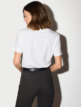 Petal Printed T-shirt | White