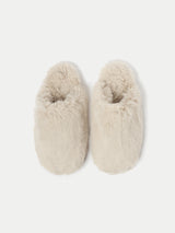 Faux Fur Slipper | Cream