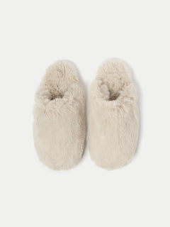 Faux Fur Slipper | Cream