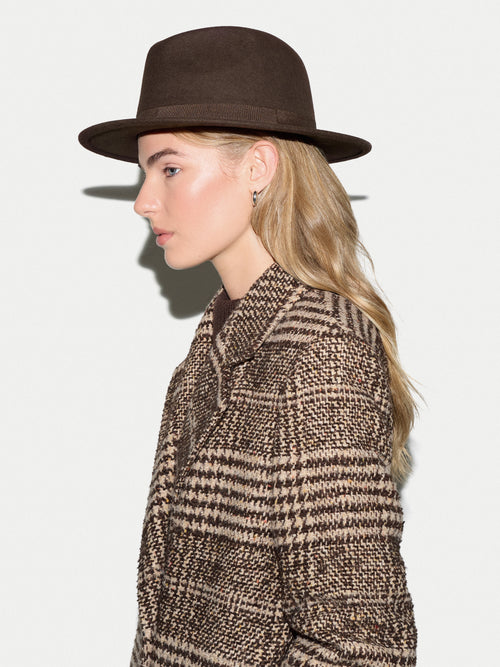 Wool Fedora | Brown
