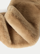 Faux Fur Scarf | Camel
