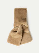 Faux Fur Scarf | Camel