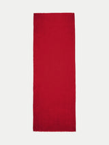 Wool Silk Pashmina | Red