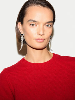 Sparkle Cord Earring | SILVER