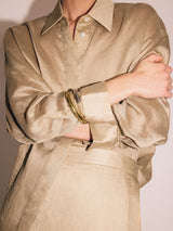 Mixed Metal Wrap Bangle | Multi