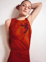 Fire Flower Jersey Top | Red