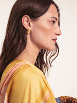Molten Stud Earring | Gold