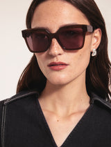 Maldon D-frame Sunglasses | Chocolate