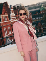 Future Botanic Silk Scarf | Red