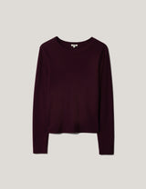 Long Sleeve Fine Cotton Baby Tee | Purple