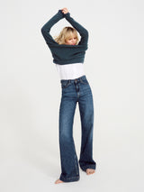 Balfour Long Wide Leg Jean | Vintage Mid Blue