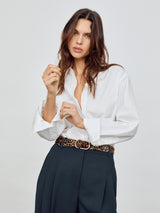 Cotton Poplin Shirt | White