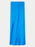 Bias Cut Maxi Skirt | Blue