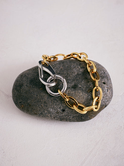 Collagerie Mix Metal Bracelet | Gold