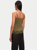 Modal Lace Vest | Clover Green