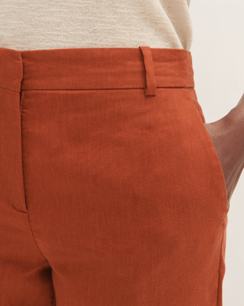 Portofino Linen Trouser | Paprika