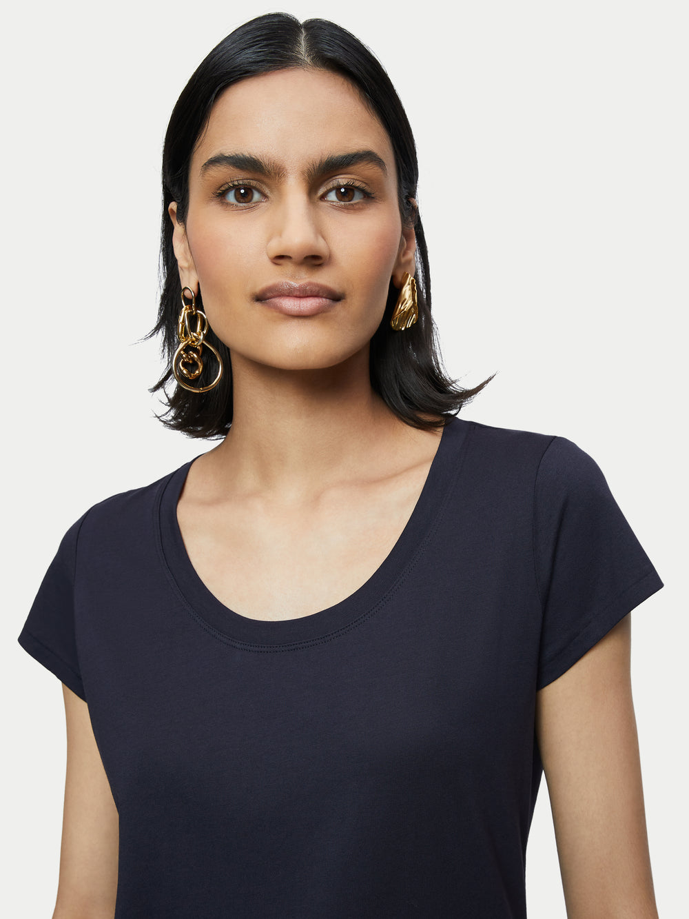 Supima Cotton New Classic Short Sleeve Tee in Burro main image 0