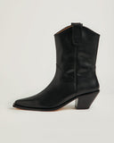 Woods Leather Western Boot | Black
