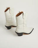 Woods Leather Western Boot | White