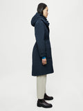 Marron Quilted Parka | Navy