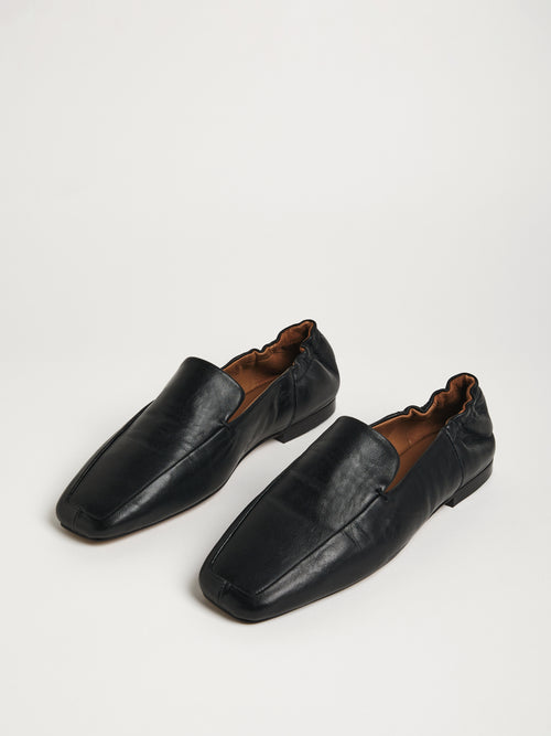 Chester Soft Leather Loafers | Black
