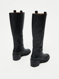 Carmel Leather Knee High Boot | Black