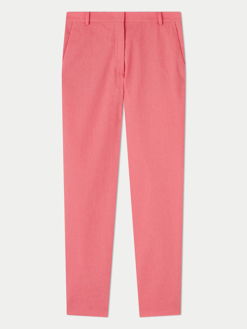 Portofino Linen Trouser | Pink