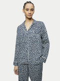 Mono Leopard Pyjama | Navy