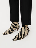 Olivia Heeled Ankle Boot | Zebra