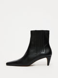 Olivia Heeled Ankle Boot | Black