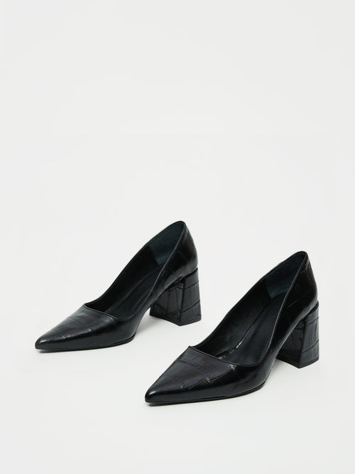 Isabel Croc Court Shoe | Black