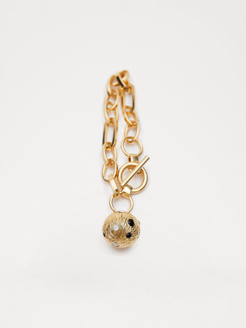 Jewelled Charm Bracelet | Gold