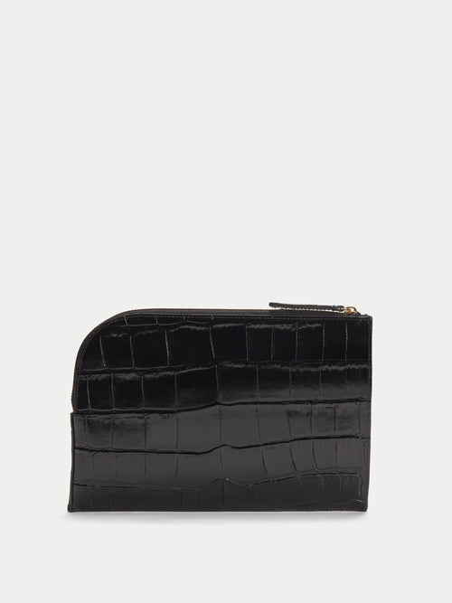 Sophia Rounded Pouch | Black