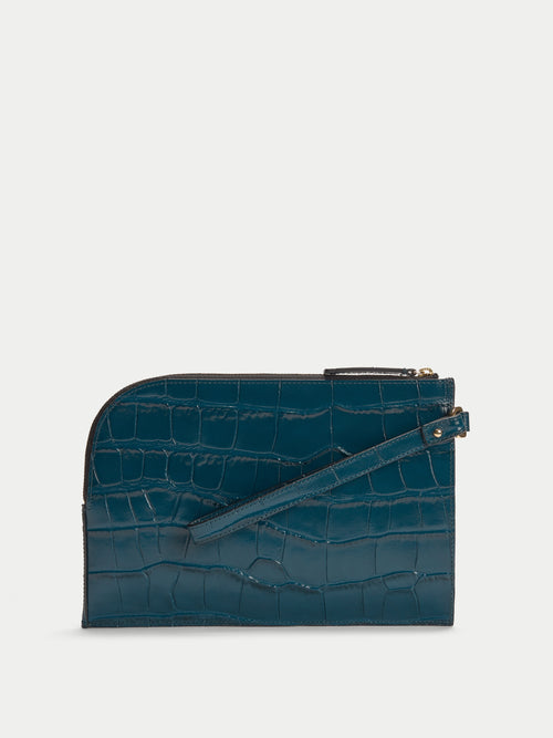 Sophia Rounded Pouch | Blue