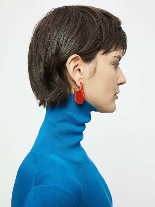 Resin Earring | Red