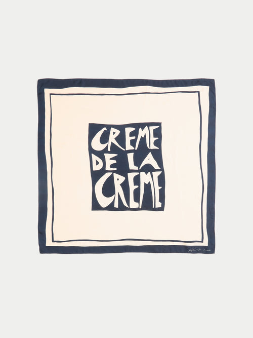 Creme De La Creme Silk Scarf | Cream