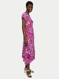 Sunkissed Floral Midi Dress | Pink