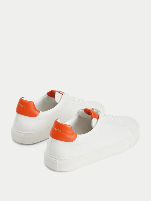 Miah Leather Trainer | Red