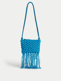Brennan String Crossbody Bag | Blue