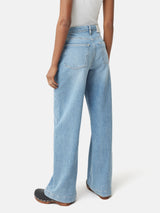 Balfour Long Wide Leg Jean | Light Blue Wash