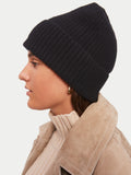 Wool Cashmere Hat | Black