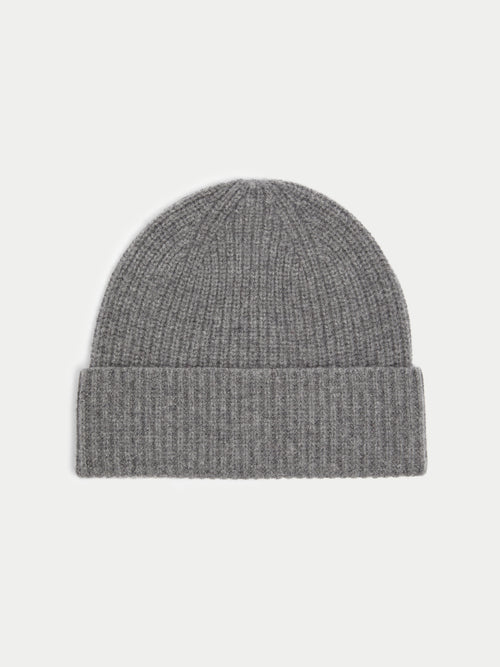 Wool Cashmere Hat | Light Grey