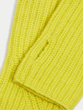 Wool Cashmere Mittens | Yellow