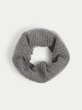 Wool Cashmere Snood | Light Grey