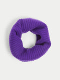 Wool Cashmere Snood | Purple