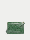 Ada Croc Crossbody Bag | Green