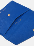 Mia Envelope Leather Pouch | Blue