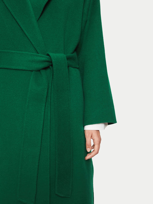 Long Double Faced Coat | Green